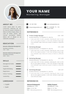 Professional Modern CV Resume Professional Modern CV Resume
