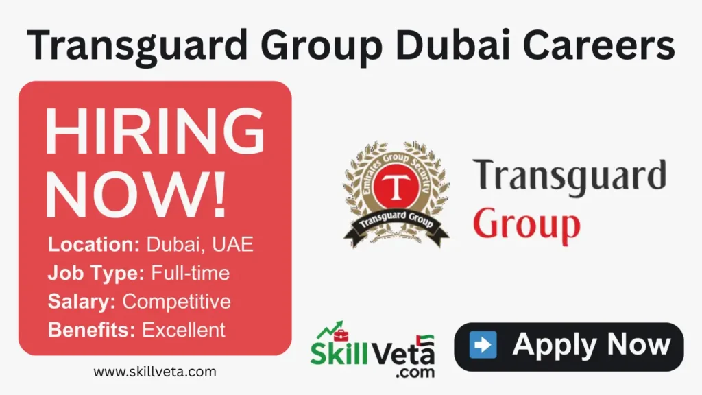 Transguard Group security jobs Dubai 2025