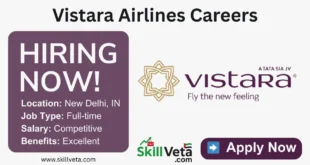 Vistara Careers cabin crew jobs 2025