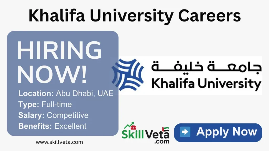 Khalifa University Careers Jobs in Abu Dhabi