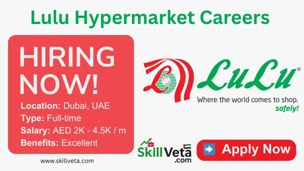 Lulu Hypermarket Careers Dubai