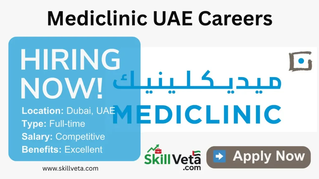 Mediclinic Careers in UAE