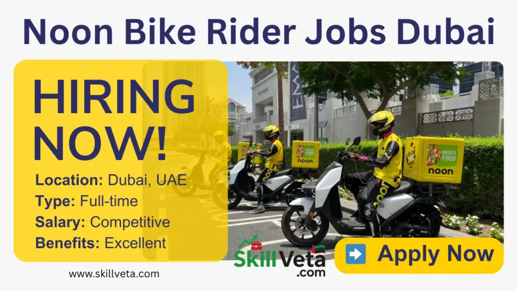 Noon Bike Rider Jobs in Dubai