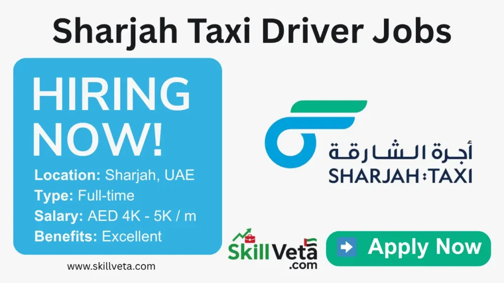 Taxi Driver Jobs in Sharjah