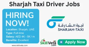 Taxi Driver Jobs in Sharjah