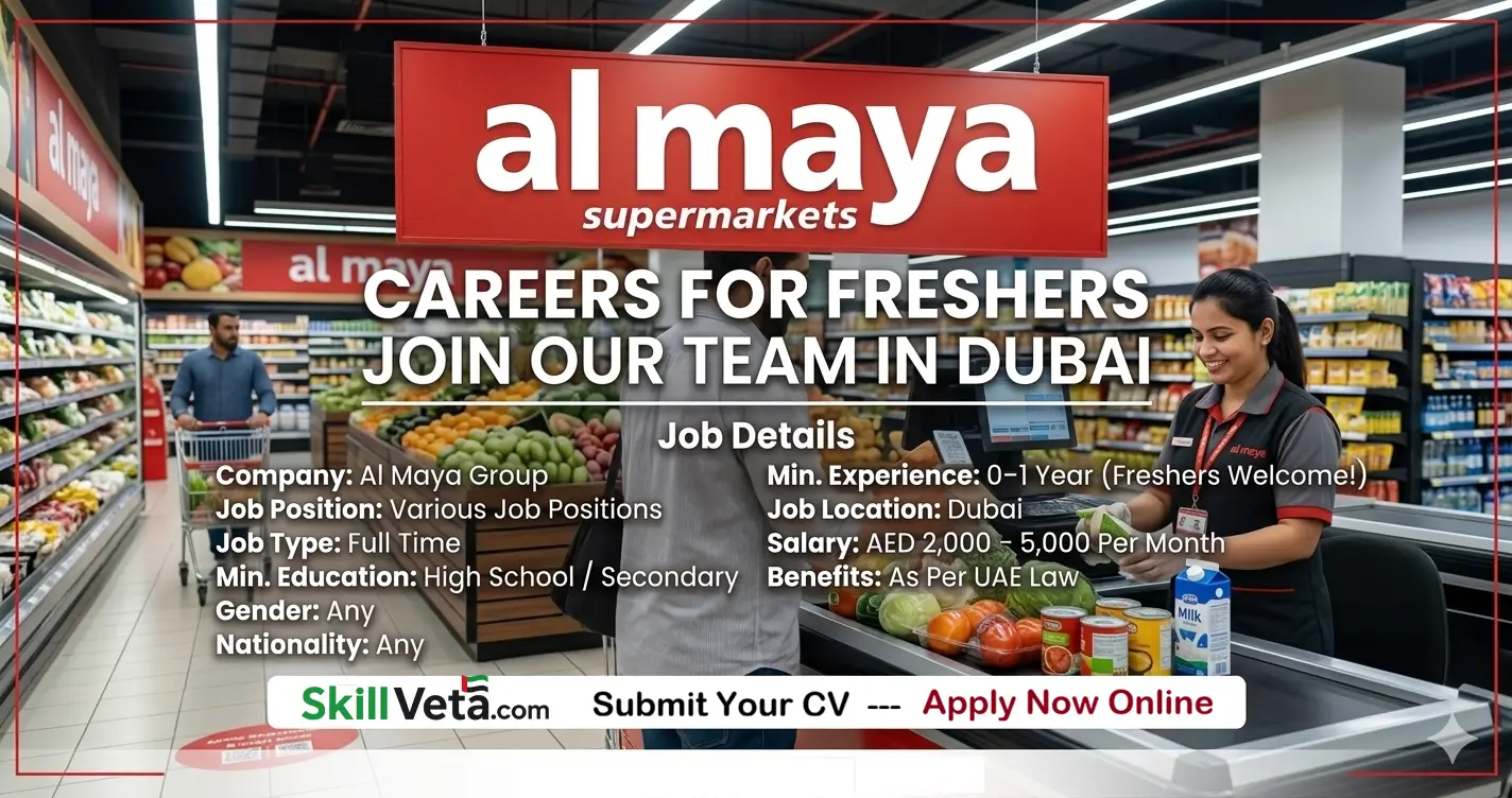 Al Maya Supermarket Careers Dubai