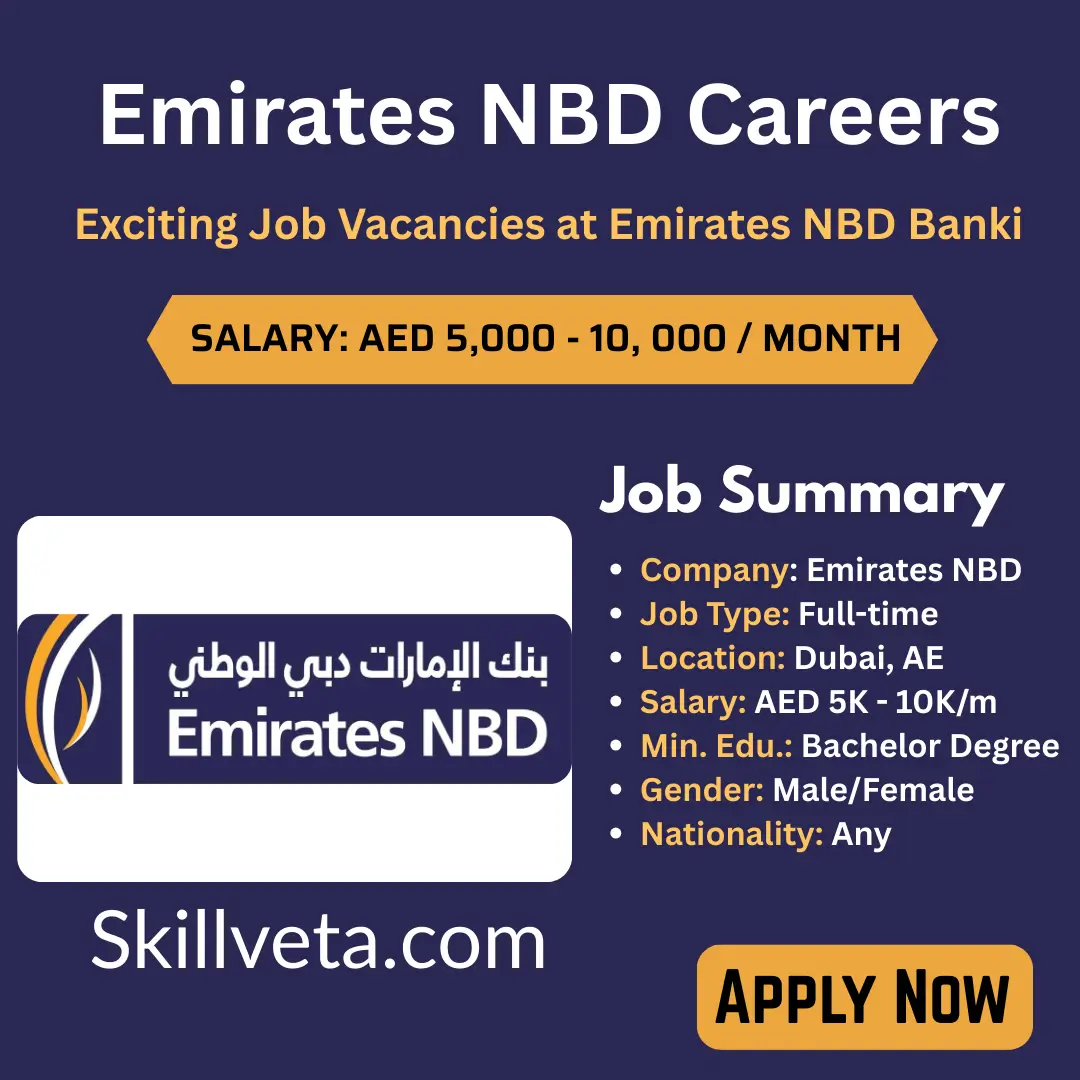 Emirates NBD Careers Dubai UAE Emirates NBD Careers Dubai