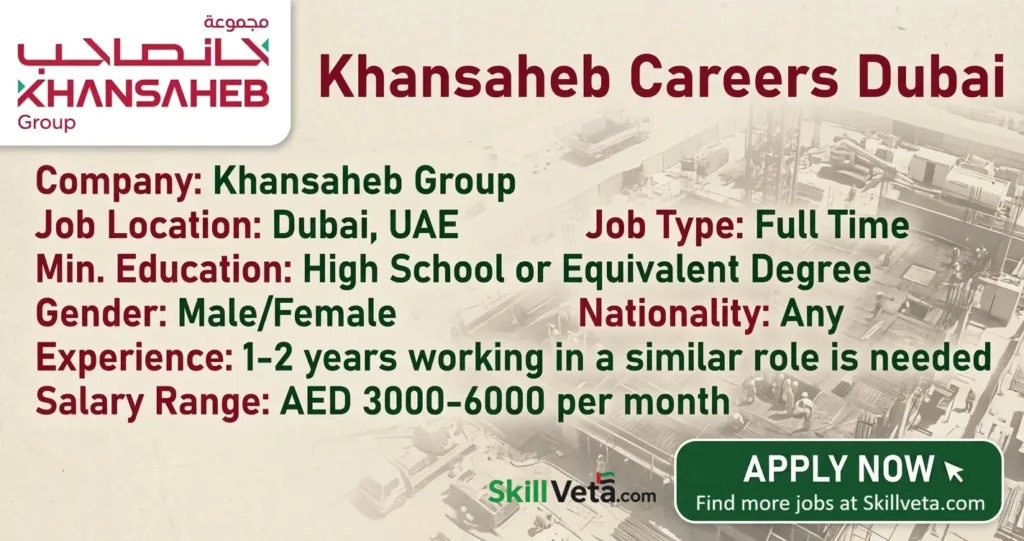 Khansaheb Careers