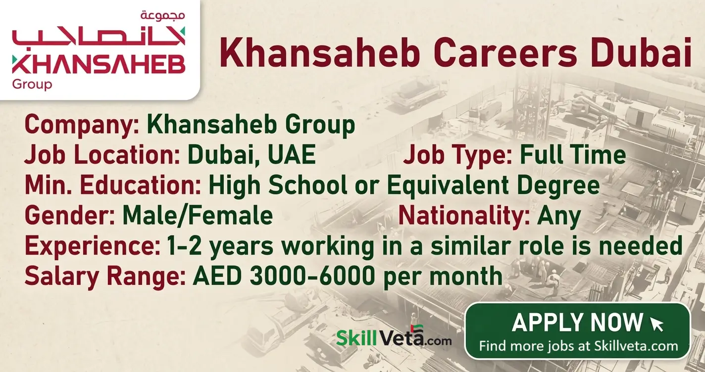 Khansaheb Careers